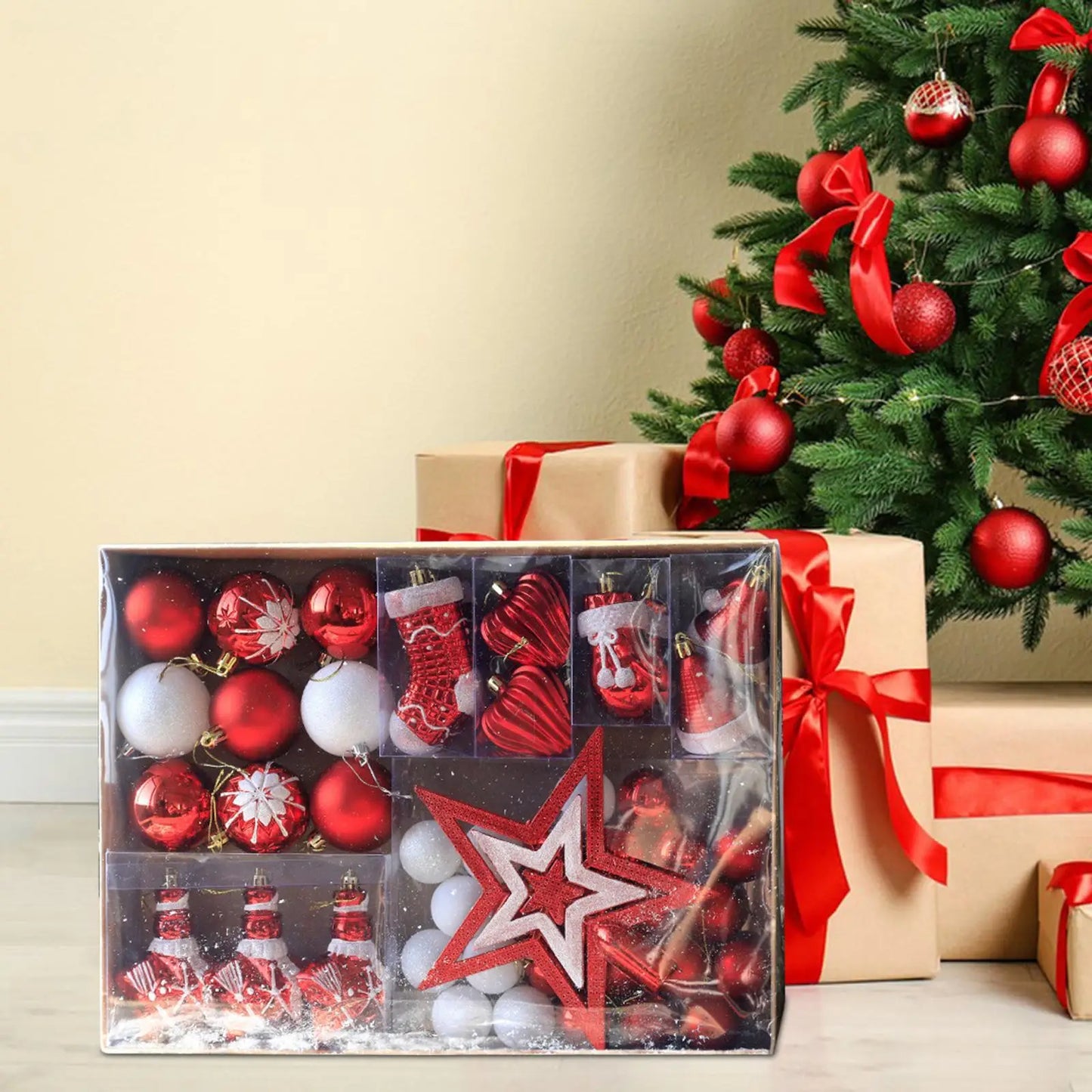 Christmas Baubles Set - 47-Piece-1