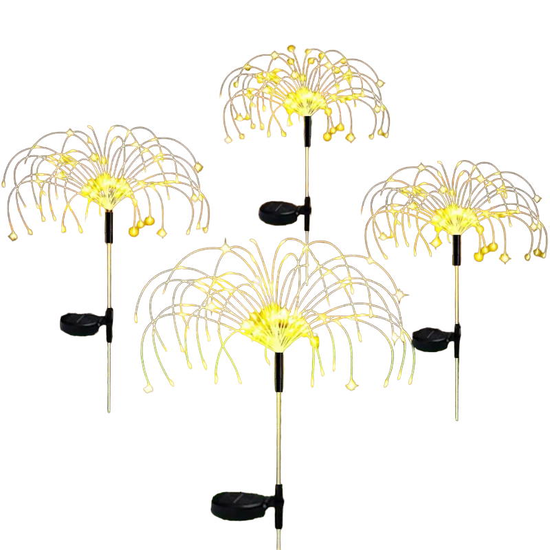 Elevate Your Christmas Decor with LED Solar Lawn Lights-0