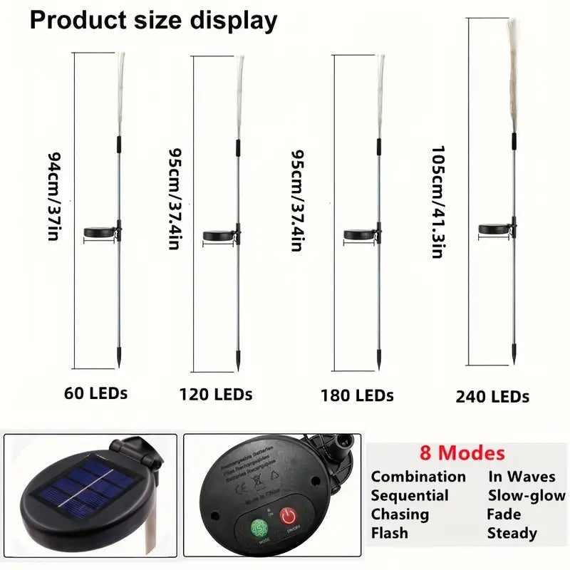 Elevate Your Christmas Decor with LED Solar Lawn Lights-1
